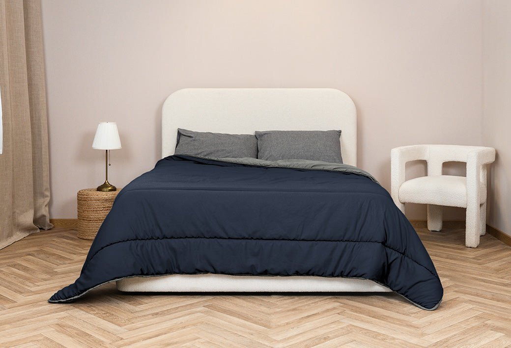 Couette sans housse bicolore