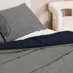 Couette sans housse bicolore