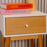 Table de chevet essentielle blanche