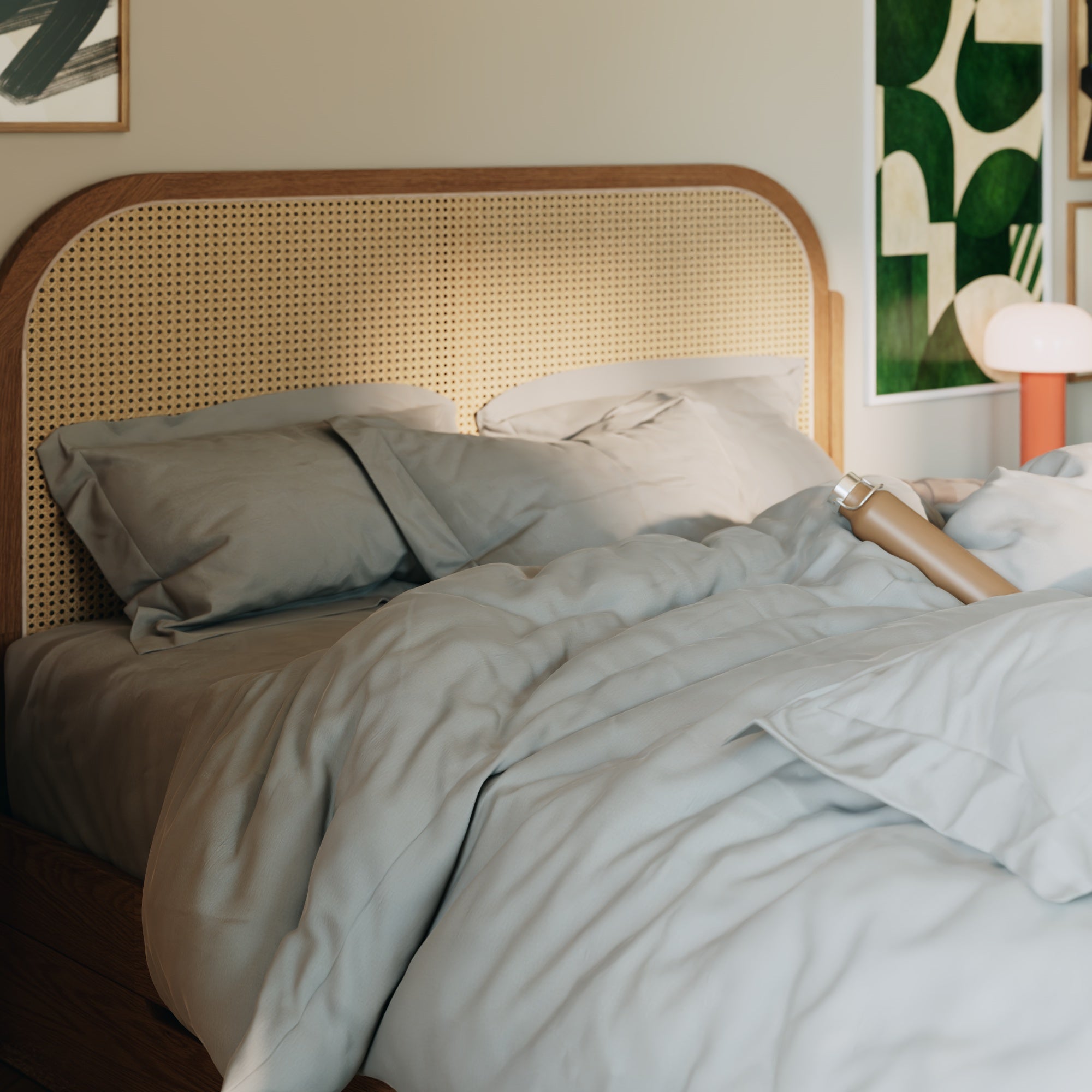 Oreiller, couette et couverture