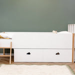 Ensemble lit surélevé Nuage et matelas