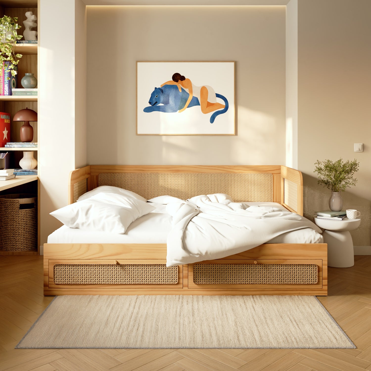 Cannage,Sans matelas