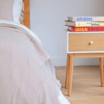 Table de chevet essentielle blanche