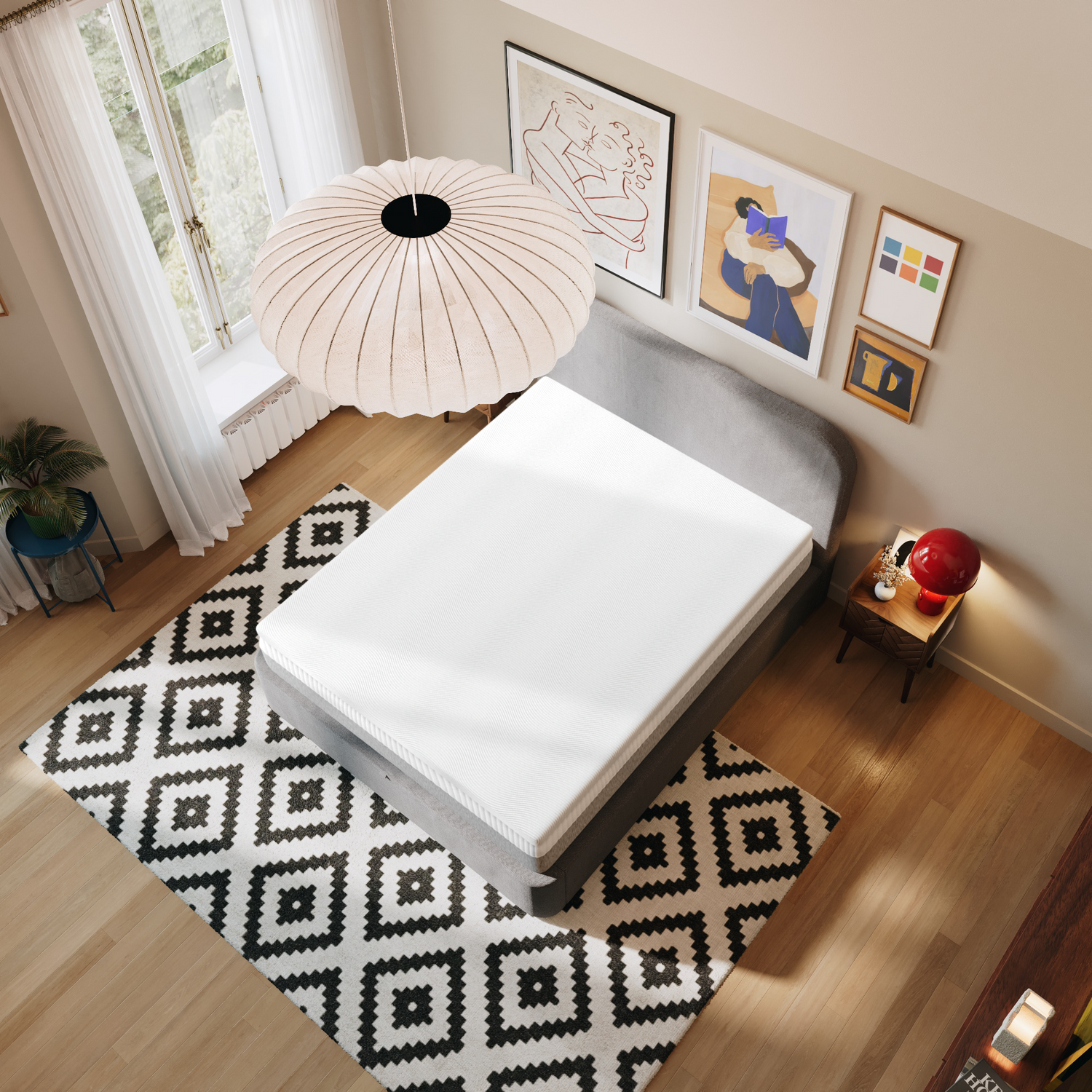 Surmatelas Hybride ferme