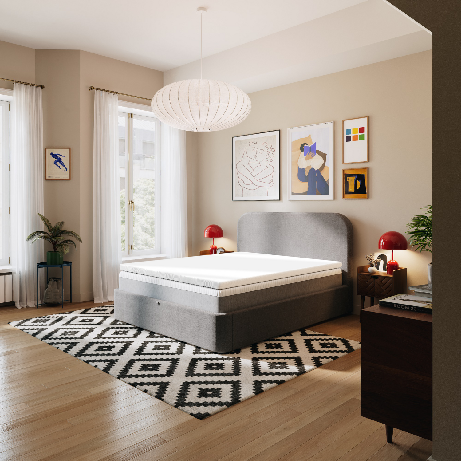 Surmatelas Hybride ferme