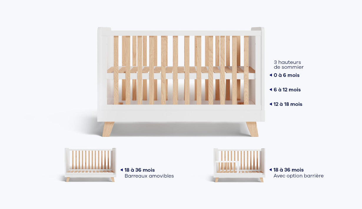 Lit bébé évolutif Cocon
