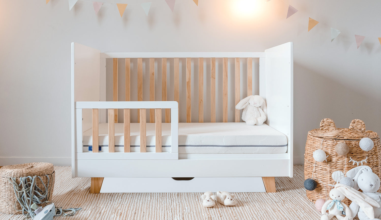 Barreaux + petite barrière|Avec tiroir